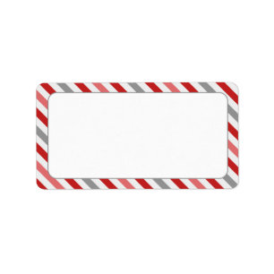 Etiqueta Borde de banda de caramelo