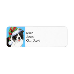Etiqueta Border collie feliz de Howlidays