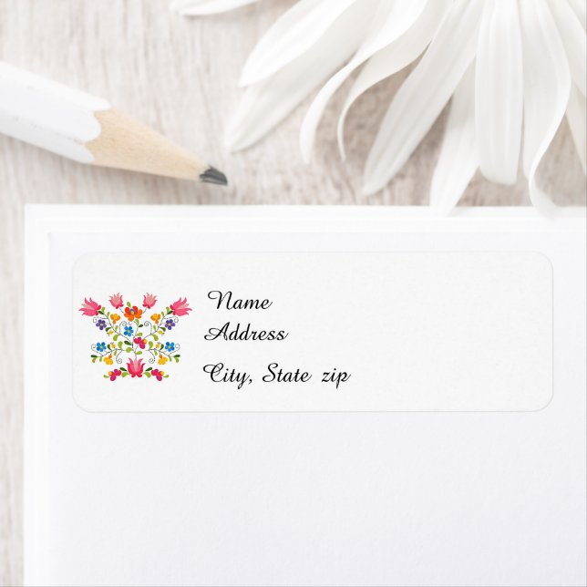 Etiqueta Borderia floral (In situ)