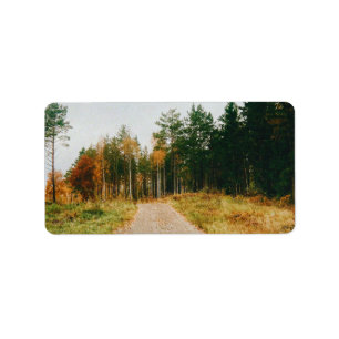 Etiqueta Bosque otoñal sueco