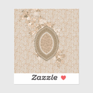 Etiqueta botánica de época personalizado para rega