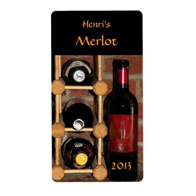Etiqueta Botellas de vino (Frente)