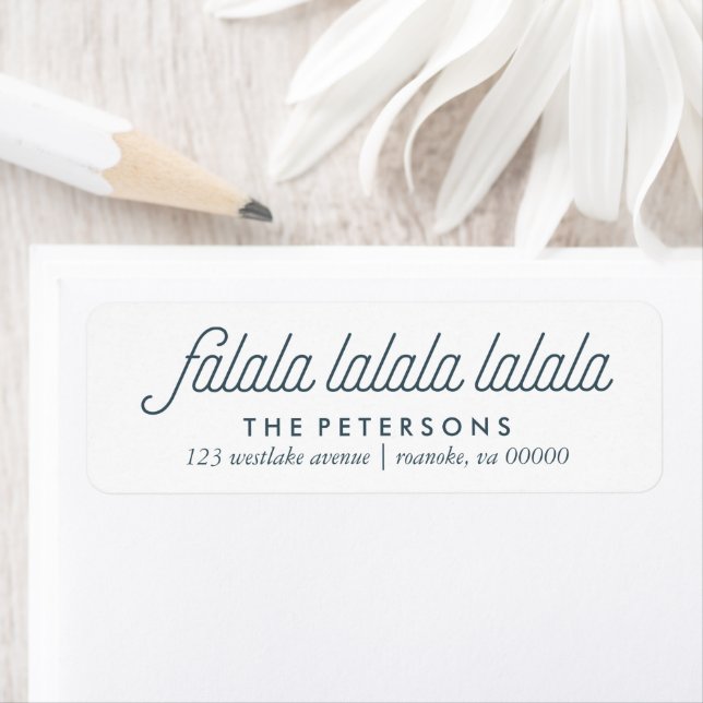 Etiqueta Boughs of Holly Festive Christmas (In situ)