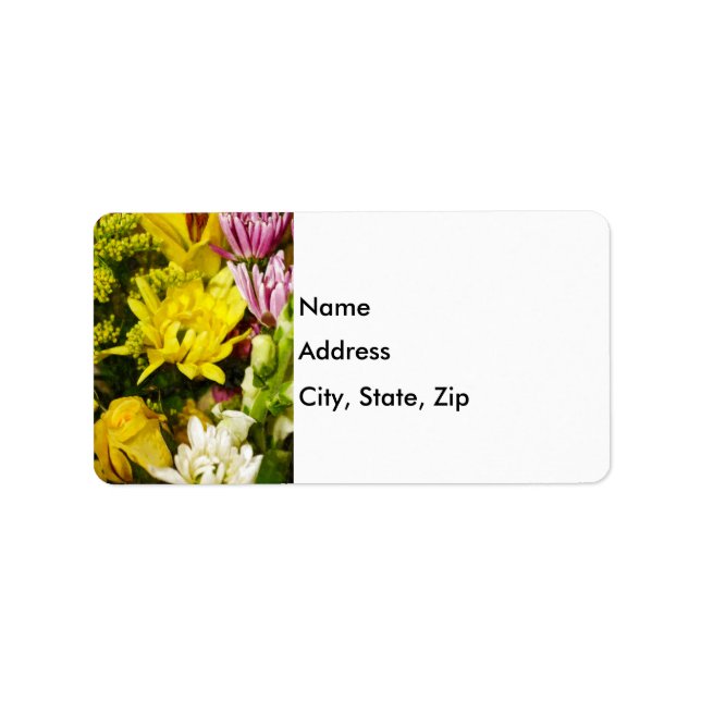 Etiqueta Bouquet De Cheer Painterly (Frente)