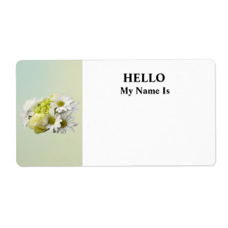 Etiqueta Bouquet in Shades of White and Yellow