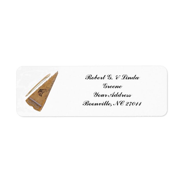 ETIQUETA BOWED PSALTERY (Frente)