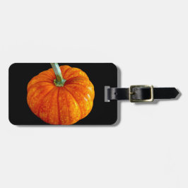 Etiqueta brillante del equipaje de la calabaza