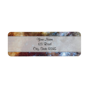 Etiqueta Brillante Nebulosa Arcoiris 30 Doradus