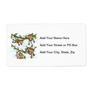 Etiqueta Brillo del mono