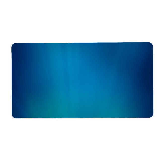 Etiqueta Brillo submarino azul profundo (Frente)