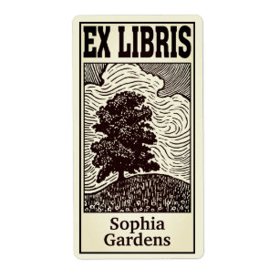 Etiqueta Brisa de Verano Ex Libris (Filtrado)