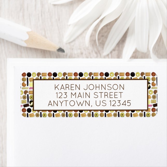 Etiqueta Británico de Biscuits de Pan de Coro de Dietas de  (In situ)