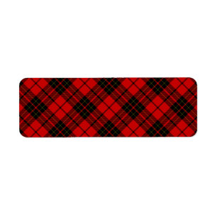 Etiqueta Brodie tartan