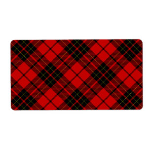 Etiqueta Brodie tartan