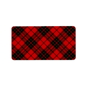 Etiqueta Brodie tartan