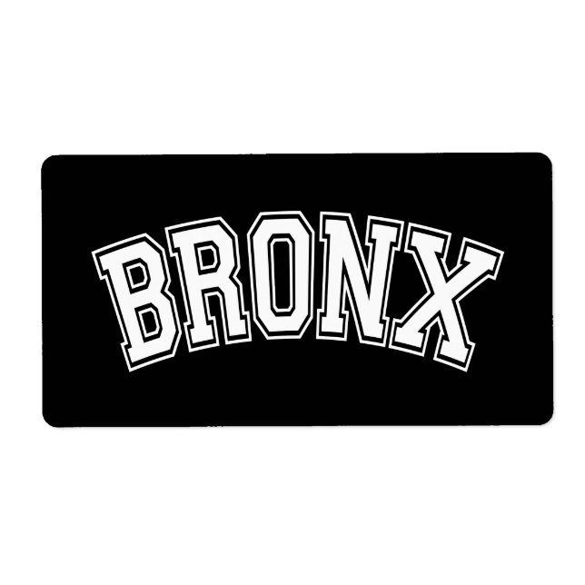 ETIQUETA BRONX (Frente)