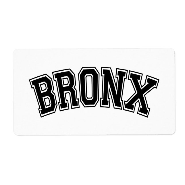 ETIQUETA BRONX (Frente)