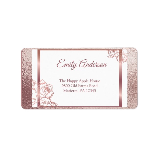 Etiqueta Bronze Adultos Doble Conjunta de cumpleaños gemelo (Frente)