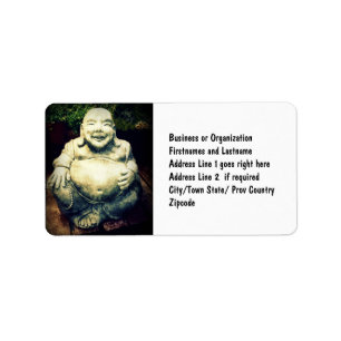 Etiqueta Buda de risa