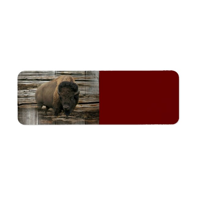 Etiqueta Búfalo (Frente)