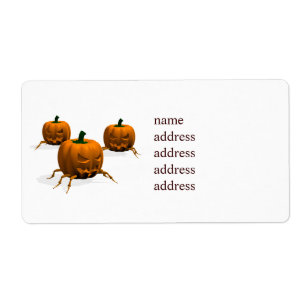 Etiqueta Bug de Halloween