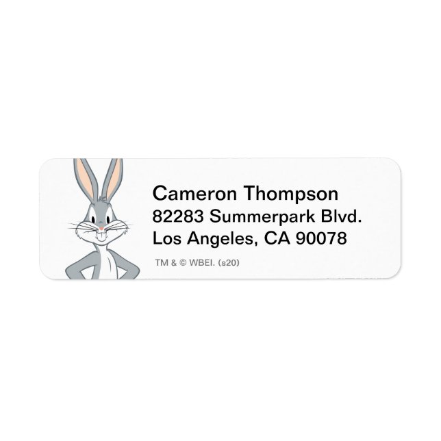 Etiqueta BUGS BUNNY™ | Bunny Stare 2 (Frente)