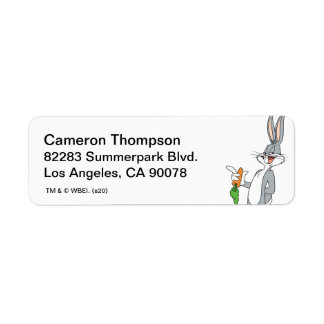 Etiqueta BUGS BUNNY™ Con Zanahoria