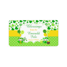 Búhos Lindos Bendiciones Día de San Patricio
