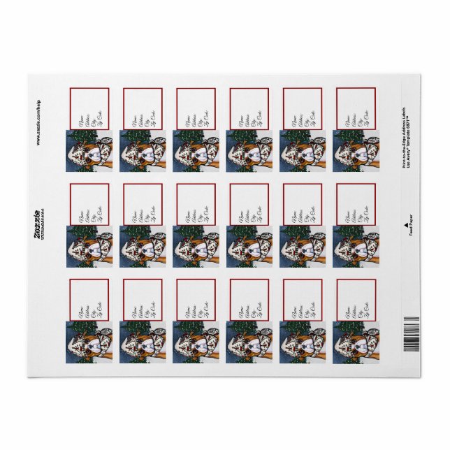 Etiqueta Bulldog (Hoja Entera)