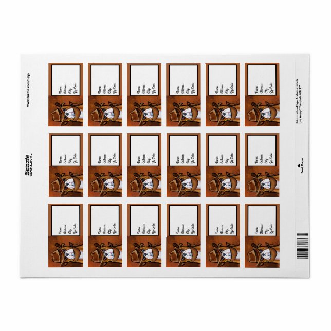 Etiqueta Bulldog (Hoja Entera)