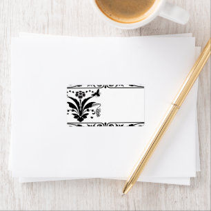 Etiqueta Bumble Musical Bee Damask Borders