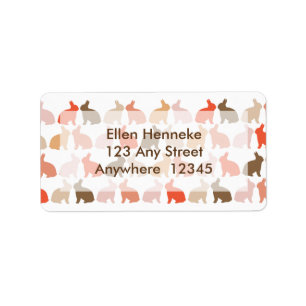 Etiqueta Bunnies de Pascua