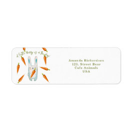 Etiqueta Bunny - ¡Un conejito está en camino!