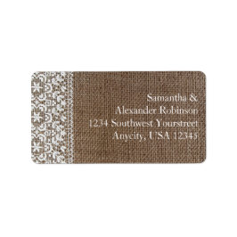 Etiqueta Bupomada simple y encaje