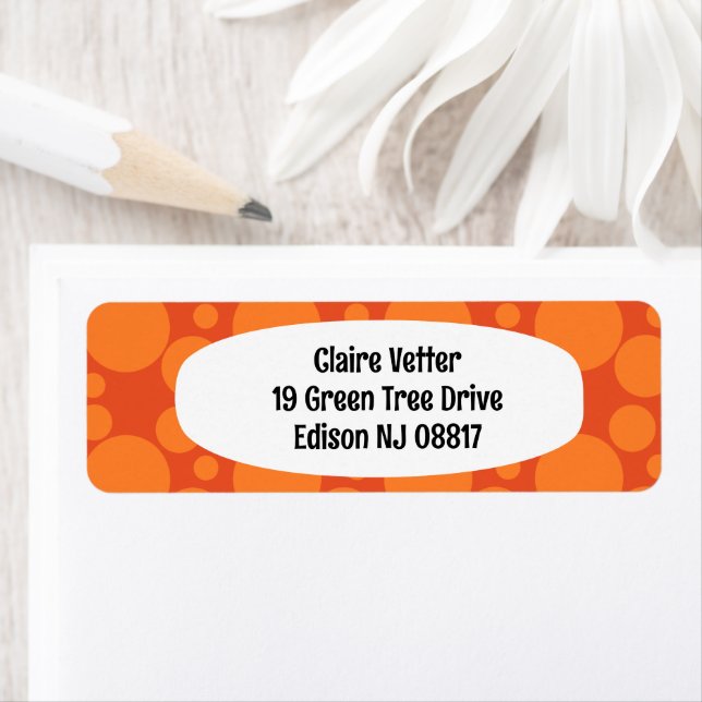 Etiqueta Burbujas de jabón naranja (In situ)