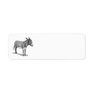 Etiqueta Burro