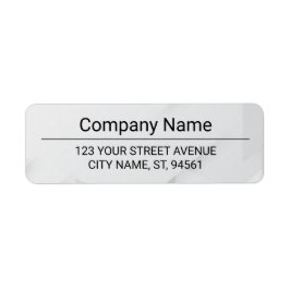 Etiqueta Business Logo Custom Return Address Label