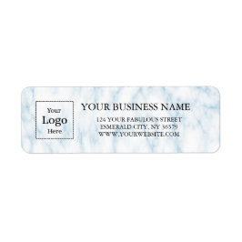 Etiqueta Business Logo Custom Return Address Label