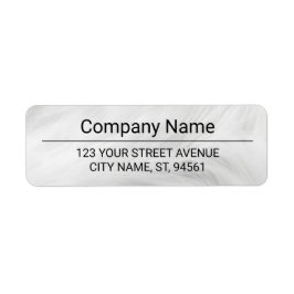 Etiqueta Business Logo Custom Return Address Label