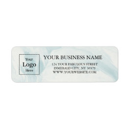 Etiqueta Business Logo Custom Return Address Label