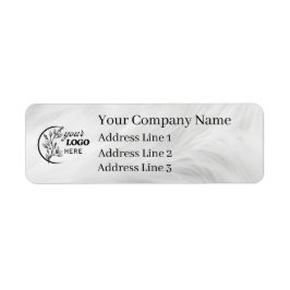 Etiqueta Business Logo Custom Return Address Label