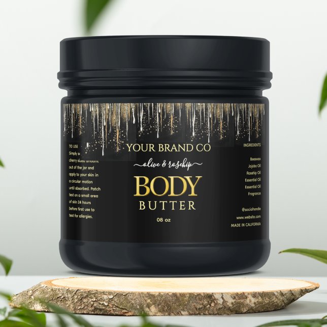 Etiqueta Butter Black GOIP Body Butter (Subido por el creador)