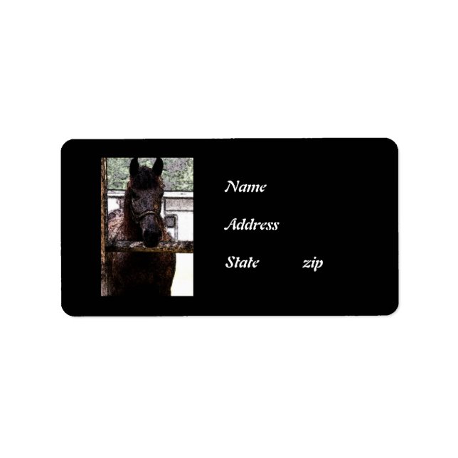 Etiqueta Caballo (Frente)