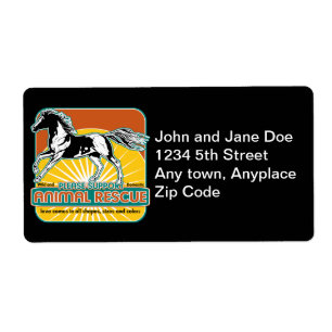 Etiqueta Caballo animal del rescate