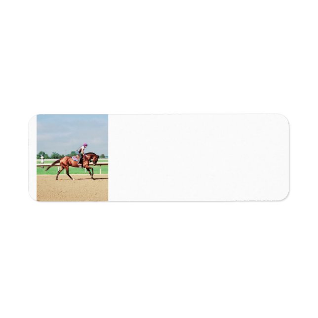 Etiqueta Caballo de carreras (Frente)