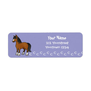 Etiqueta Caballo personalizado