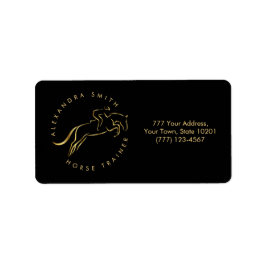 Etiqueta Caballo Saltando | Cabalgata | Entrenador de Cabal