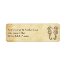 Caballos de mar vintage en Love Ocean Beach Addres