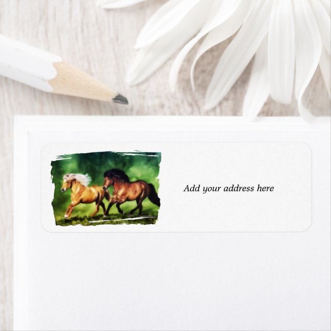 Etiqueta Caballos islandeses de Dream Team (In situ)