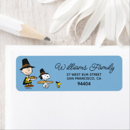 Etiqueta Cacahuetes | Día de Acción de Gracias de Charlie B